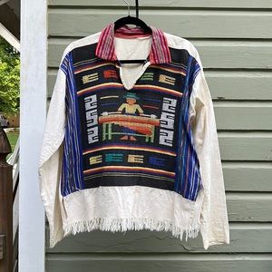 FUN EMBROIDED SHIRT WITH DJ GUY